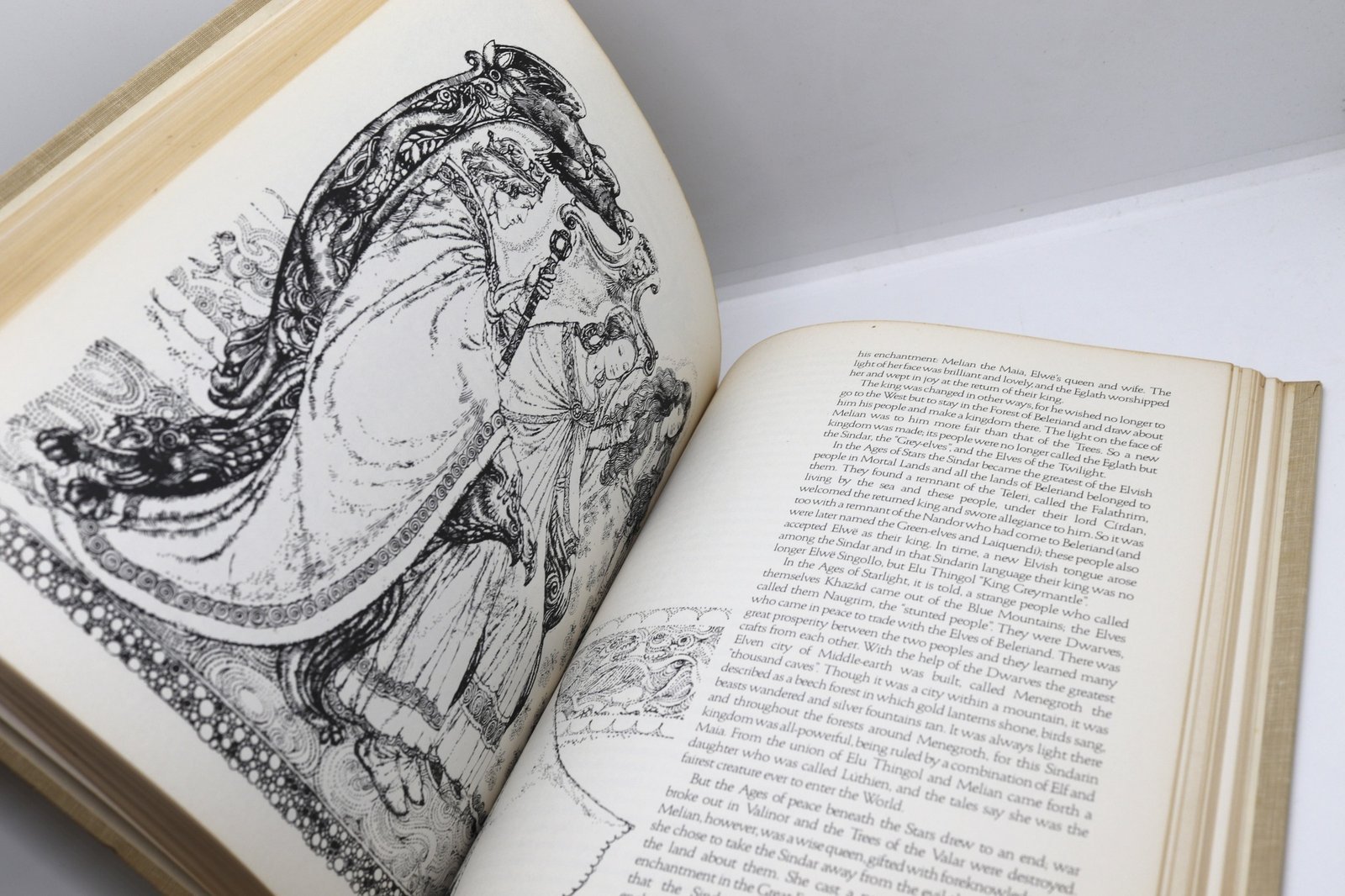 David Day "A Tolkien Bestiary" Vintage Hardcover 1979 - Image 12