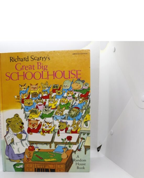 Richard Scarry “Richard Scarry’s Great Big SCHOOLHOUSE” Vintage Hardcover