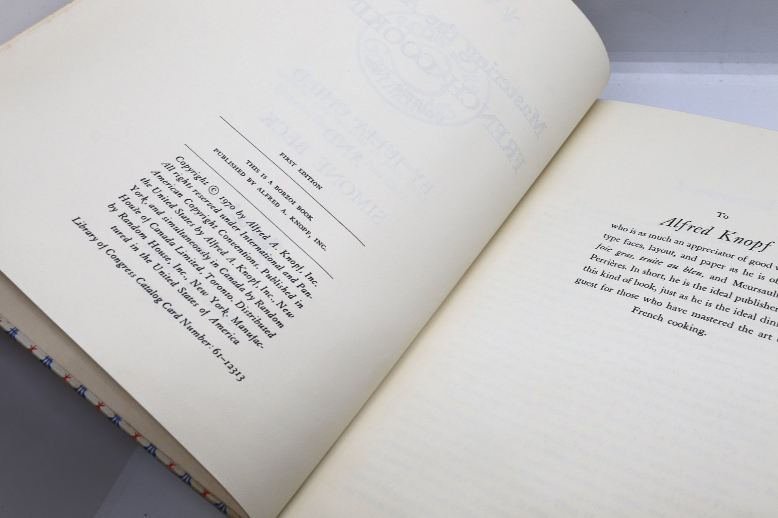 Mastering the Art of French Cooking, Volume Two - Hudson Fine Books