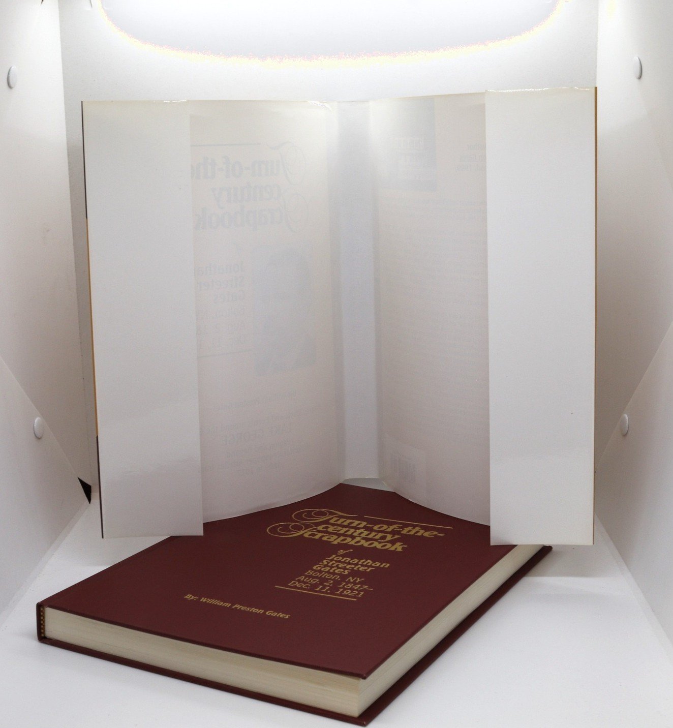 Turn-of-the-century Scrapbook of Jonathan Streeter Gates - Hudson Fine Books